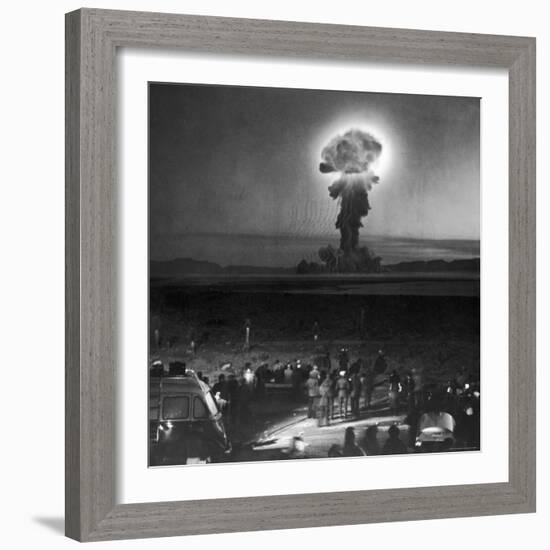 Gigantic Cloud of Radioactive Dust Rising From the Desert Floor-J^ R^ Eyerman-Framed Photographic Print