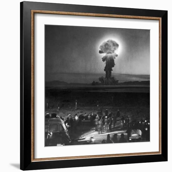 Gigantic Cloud of Radioactive Dust Rising From the Desert Floor-J^ R^ Eyerman-Framed Photographic Print