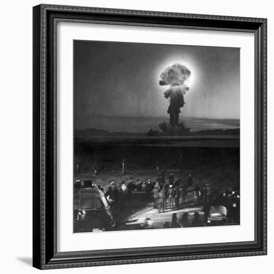 Gigantic Cloud of Radioactive Dust Rising From the Desert Floor-J^ R^ Eyerman-Framed Photographic Print