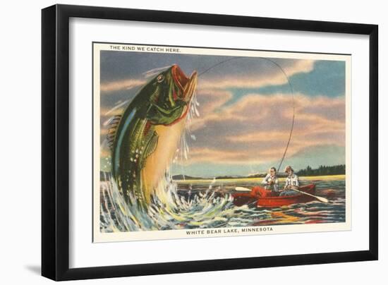 Gigantic Fish, White Bear Lake, Minnesota-null-Framed Art Print