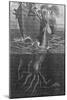 Gigantic Squid And Ship, 19th Century-Middle Temple Library-Mounted Photographic Print