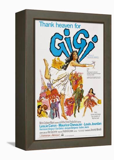 Gigi, 1958-null-Framed Premier Image Canvas