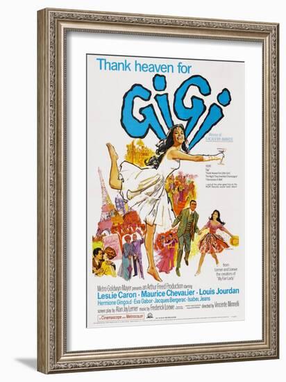 Gigi, 1958-null-Framed Giclee Print