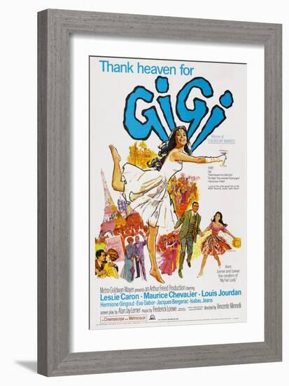 Gigi, 1958-null-Framed Giclee Print