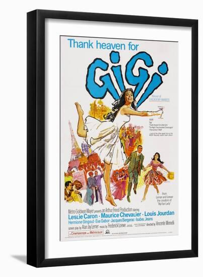 Gigi, 1958-null-Framed Giclee Print