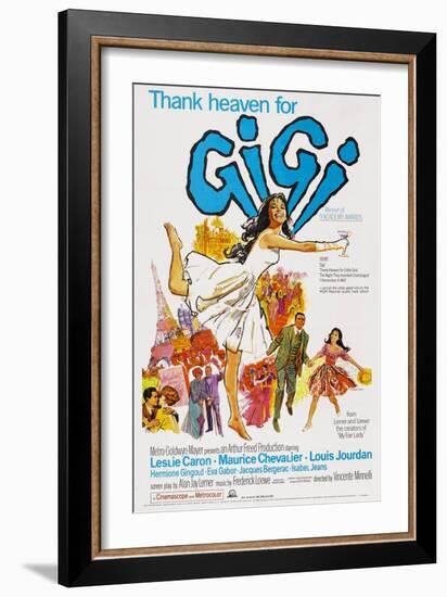 Gigi, 1958-null-Framed Giclee Print