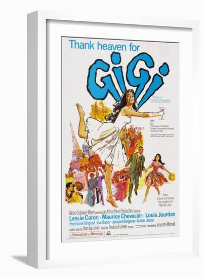 Gigi, 1958-null-Framed Giclee Print