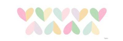Pastel Hearts-Gigi Louise-Art Print