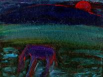 The Horse and the Red Moon, 2016-Gigi Sudbury-Giclee Print