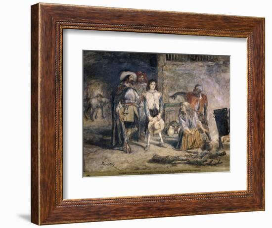 Gil Blas Taken Prisoner, 1892-John Gilbert-Framed Giclee Print