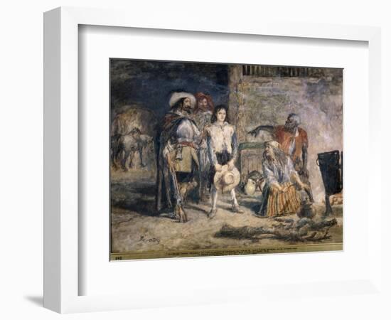 Gil Blas Taken Prisoner, 1892-John Gilbert-Framed Giclee Print