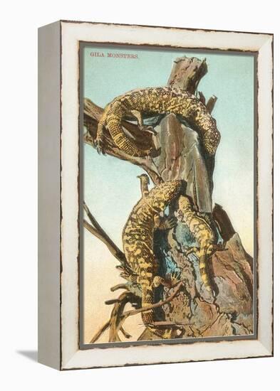 Gila Monsters-null-Framed Stretched Canvas