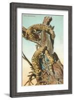 Gila Monsters-null-Framed Art Print