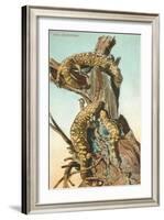 Gila Monsters-null-Framed Art Print