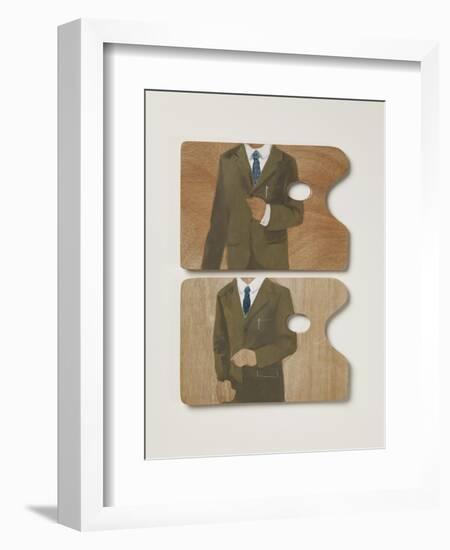 Gilbert and George Being Gilbert and George, 2016-Holly Frean-Framed Giclee Print