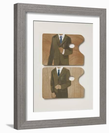 Gilbert and George Being Gilbert and George, 2016-Holly Frean-Framed Giclee Print