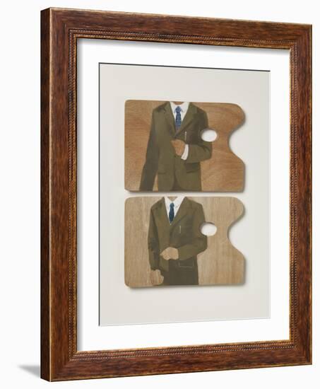 Gilbert and George Being Gilbert and George, 2016-Holly Frean-Framed Giclee Print