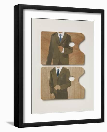 Gilbert and George Being Gilbert and George, 2016-Holly Frean-Framed Giclee Print