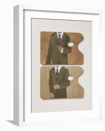 Gilbert and George Being Gilbert and George, 2016-Holly Frean-Framed Giclee Print