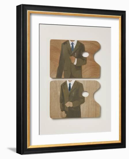 Gilbert and George Being Gilbert and George, 2016-Holly Frean-Framed Giclee Print