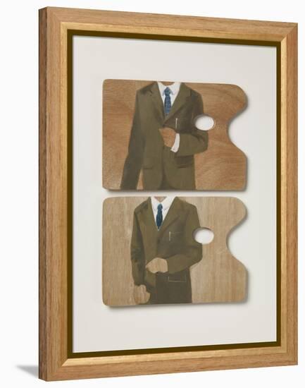 Gilbert and George Being Gilbert and George, 2016-Holly Frean-Framed Premier Image Canvas