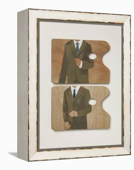 Gilbert and George Being Gilbert and George, 2016-Holly Frean-Framed Premier Image Canvas