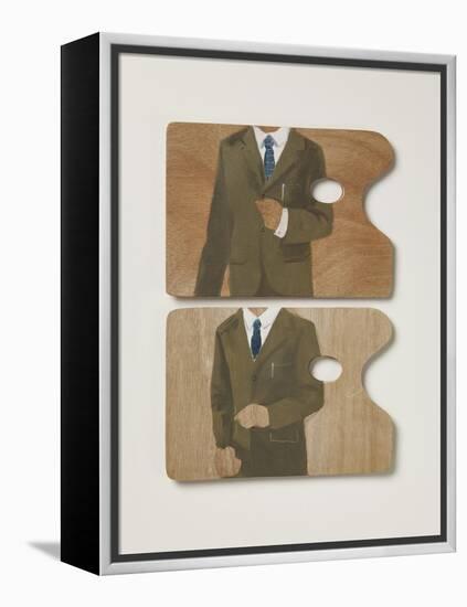 Gilbert and George Being Gilbert and George, 2016-Holly Frean-Framed Premier Image Canvas