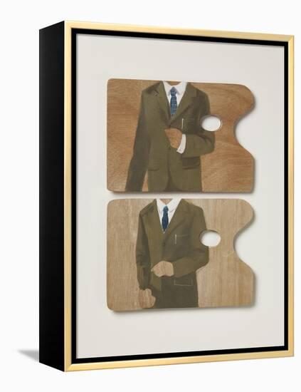 Gilbert and George Being Gilbert and George, 2016-Holly Frean-Framed Premier Image Canvas