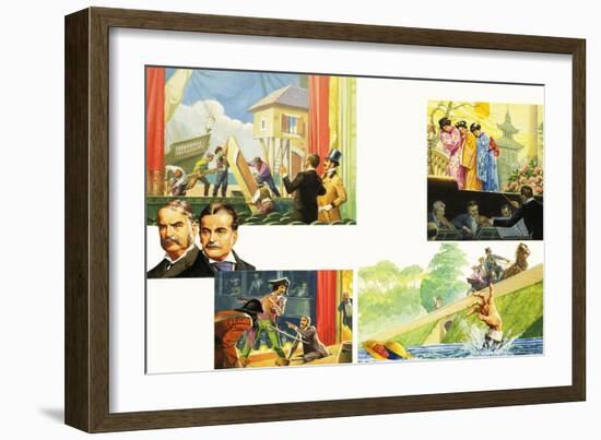 Gilbert and Sullivan-Severino Baraldi-Framed Giclee Print