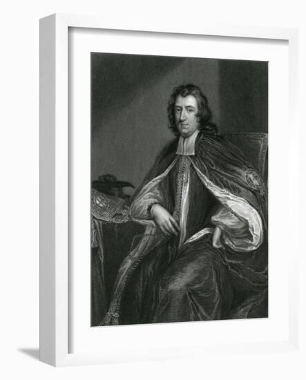 Gilbert Burnet, Kneller-Godfrey Kneller-Framed Art Print