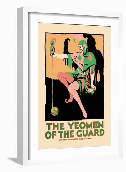 Gilbert & Sullivan: The Yeomen of the Guard (The Jester)-null-Framed Art Print