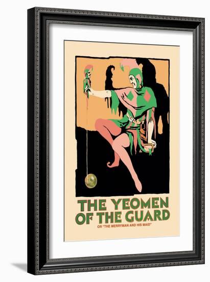 Gilbert & Sullivan: The Yeomen of the Guard (The Jester)-null-Framed Art Print