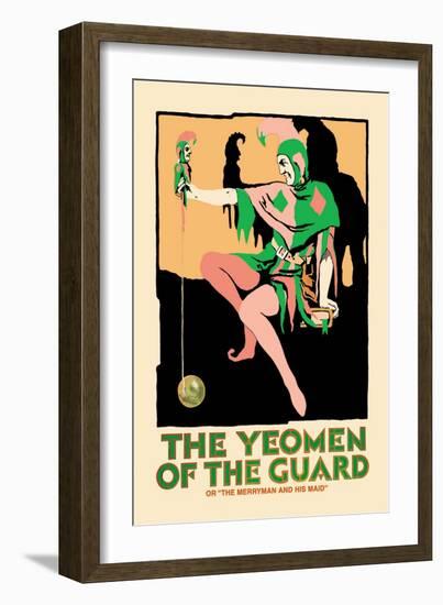 Gilbert & Sullivan: The Yeomen of the Guard (The Jester)-null-Framed Art Print