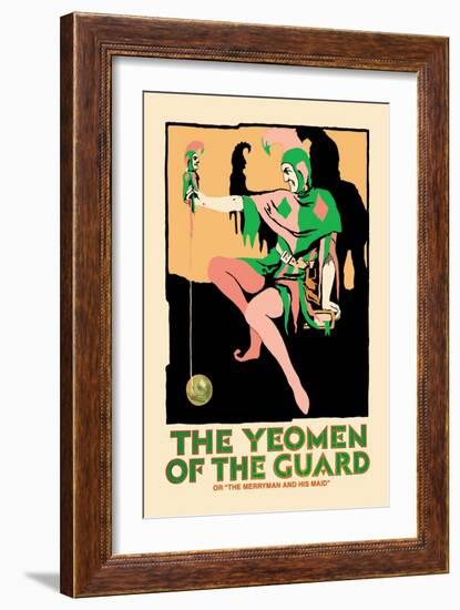 Gilbert & Sullivan: The Yeomen of the Guard (The Jester)-null-Framed Art Print