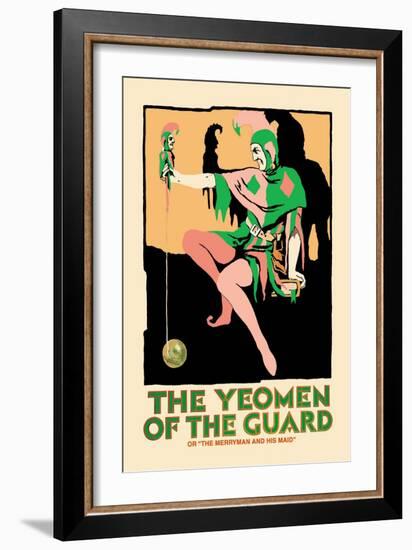 Gilbert & Sullivan: The Yeomen of the Guard (The Jester)-null-Framed Art Print