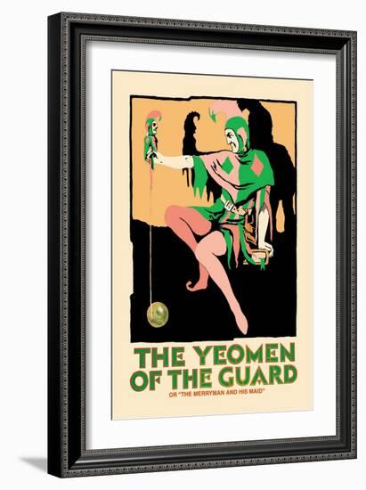 Gilbert & Sullivan: The Yeomen of the Guard (The Jester)-null-Framed Art Print