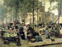 Le Carreau Des Halles, Paris, 1880-Gilbert Victor Gabriel-Mounted Giclee Print