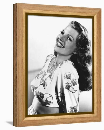 GILDA, 1946 directed by CHARLES VIDOR Rita Hayworth (b/w photo)-null-Framed Stretched Canvas