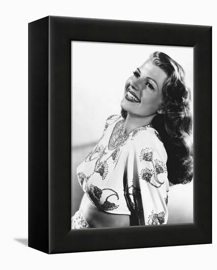 GILDA, 1946 directed by CHARLES VIDOR Rita Hayworth (b/w photo)-null-Framed Stretched Canvas