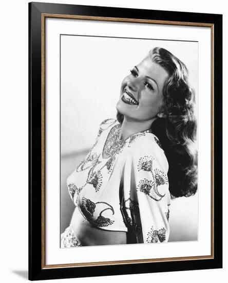 GILDA, 1946 directed by CHARLES VIDOR Rita Hayworth (b/w photo)-null-Framed Photo