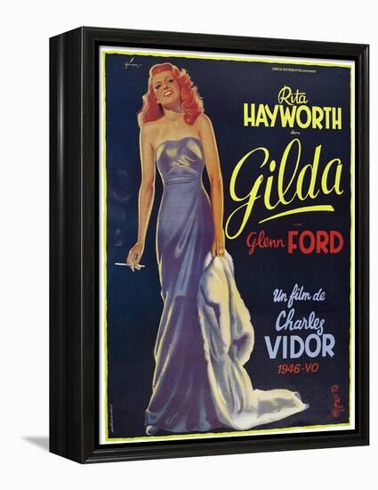 Gilda, 1946, Directed by Charles Vidor-null-Framed Premier Image Canvas