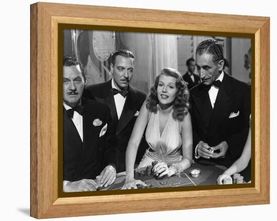 Gilda by CharlesVidor with Rita Hayworth, 1946 (b/w photo)-null-Framed Stretched Canvas