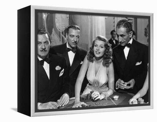 Gilda by CharlesVidor with Rita Hayworth, 1946 (b/w photo)-null-Framed Stretched Canvas