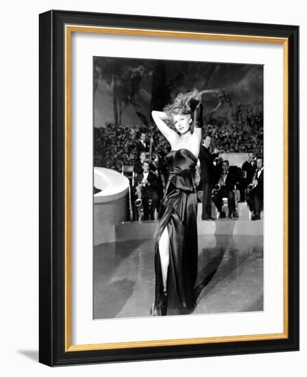 Gilda, Rita Hayworth, 1946, 'Put the Blame on Mame'-null-Framed Photo