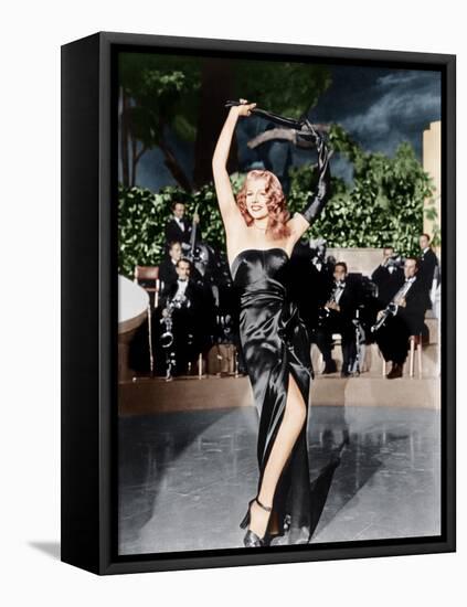 Gilda, Rita Hayworth, 1946-null-Framed Stretched Canvas