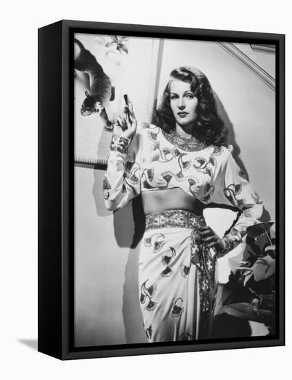 Gilda, Rita Hayworth, 1946-null-Framed Premier Image Canvas