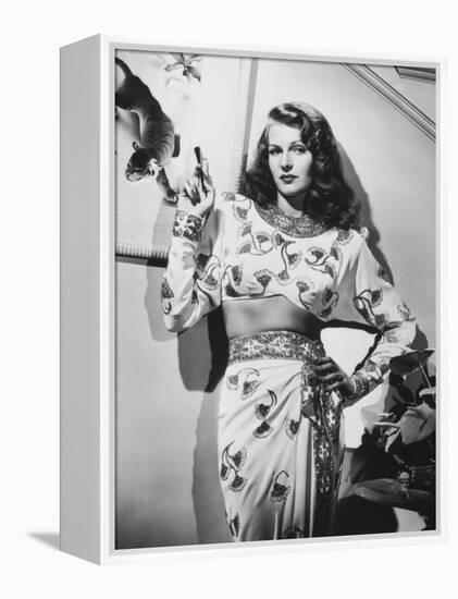 Gilda, Rita Hayworth, 1946-null-Framed Premier Image Canvas