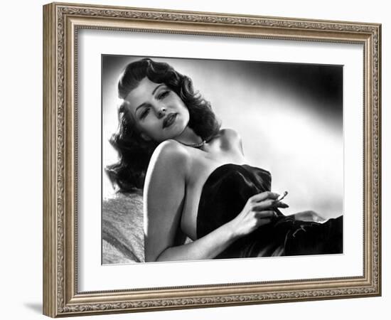 Gilda, Rita Hayworth, 1946-null-Framed Photo