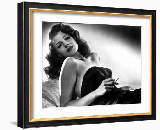 Gilda, Rita Hayworth, 1946-null-Framed Photo