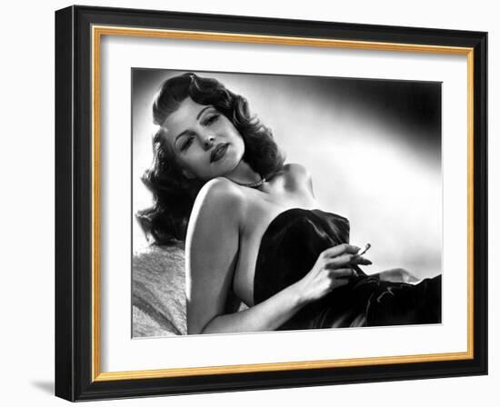 Gilda, Rita Hayworth, 1946-null-Framed Premium Photographic Print